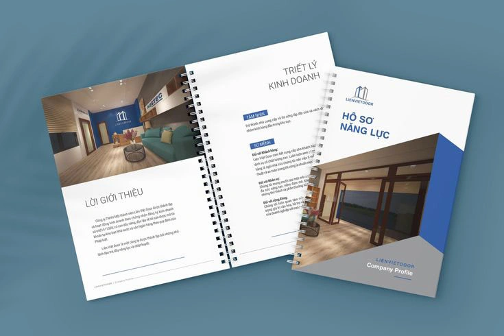 In profile công ty đẹp, ấn tượng, thu hút khách hàng tiềm năng