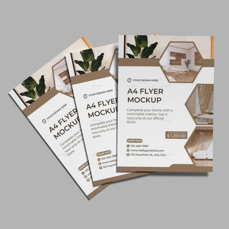 Mẫu in tờ rơi quảng cáo sản phẩm mới, thu hút khách hàng